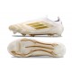 adidas F50 Elite Sin Cordones FG Ftwr Blanco Dorado Met