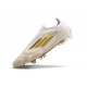 adidas F50 Elite Sin Cordones FG Ftwr Blanco Dorado Met