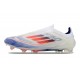 adidas F50 Elite Sin Cordones FG Ftwr Blanco Azul Lúcido Rojo