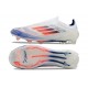 adidas F50 Elite Sin Cordones FG Ftwr Blanco Azul Lúcido Rojo