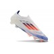 adidas F50 Elite Sin Cordones FG Ftwr Blanco Azul Lúcido Rojo