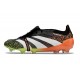 Bota adidas Predator Elite Tongue FG Negro Blanco Naranja Verde