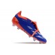 Bota adidas Predator Elite Tongue FG Azul Lúcido Ftwr Blanco Rojo Solar