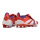 Bota adidas Predator Elite Tongue FG Rojo Blanco