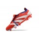 Bota adidas Predator Elite Tongue FG Rojo Blanco