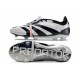 Bota adidas Predator Elite Tongue FG Plata Negro