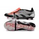 Bota adidas Predator Elite Tongue FG Negro Plata Rojo