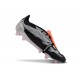 Bota adidas Predator Elite Tongue FG Negro Plata Rojo