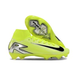 Zapatillas Nike Mercurial Superfly 10 Elite FG Volt Plata Negro