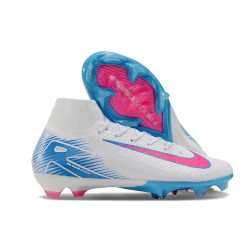 Zapatillas Nike Mercurial Superfly 10 Elite FG Blanco Rosa Azul