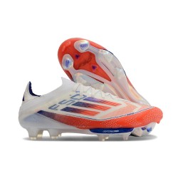 Botas adidas F50+ Elite FG Ftwr Blanco Rojo Azul Lúcido