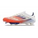 Botas adidas F50+ Elite FG Ftwr Blanco Rojo Azul Lúcido