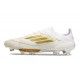 Botas adidas F50+ Elite FG Ftwr Blanco Dorado Met