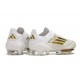 Botas adidas F50+ Elite FG Ftwr Blanco Dorado Met