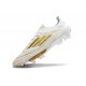 Botas adidas F50+ Elite FG Ftwr Blanco Dorado Met