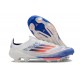 Botas adidas F50+ Elite FG Ftwr Blanco Azul Lúcido Rojo