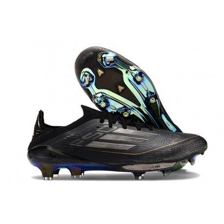 Botas adidas F50+ Elite FG Negro Hierro Met Dorado Met