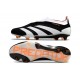 adidas Predator Elite Laceless Cesped Natural Seco Negro Blanco Naranja