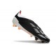 adidas Predator Elite Laceless Cesped Natural Seco Negro Blanco Naranja