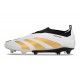 adidas Predator Elite Laceless Cesped Natural Seco Ftwr Blanco Dorado Met