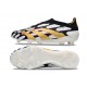 adidas Predator Elite Laceless Cesped Natural Seco Negro Blanco Dorado