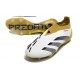 adidas Predator Elite Laceless Cesped Natural Seco Blanco Dorado Gris