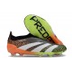 adidas Predator Elite Laceless Cesped Natural Seco Negro Blanco Naranja Verde