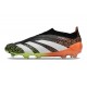 adidas Predator Elite Laceless Cesped Natural Seco Negro Blanco Naranja Verde