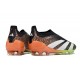 adidas Predator Elite Laceless Cesped Natural Seco Negro Blanco Naranja Verde