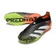 adidas Predator Elite Laceless Cesped Natural Seco Negro Blanco Naranja Verde