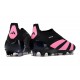 adidas Predator Elite Laceless Cesped Natural Seco Negro Rosa