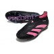 adidas Predator Elite Laceless Cesped Natural Seco Negro Rosa