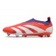 adidas Predator Elite Laceless Cesped Natural Seco Rojo Blanco