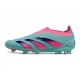 adidas Predator Elite Laceless Cesped Natural Seco Azul Rosa