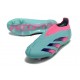 adidas Predator Elite Laceless Cesped Natural Seco Azul Rosa