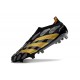 adidas Predator Elite Laceless Cesped Natural Seco Negro Dorado