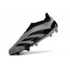 adidas Predator Elite Laceless Cesped Natural Seco Carbón Negro