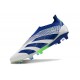 adidas Predator Elite Laceless Cesped Natural Seco Azul Blanco Verde