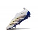 adidas Predator Elite Laceless Cesped Natural Seco Blanco Gris Azul