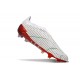 adidas Predator Elite Laceless Cesped Natural Seco Blanco Gris Azul