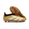 adidas Predator Elite Laceless Cesped Natural Seco Dorado Blanco Rojo