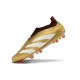 adidas Predator Elite Laceless Cesped Natural Seco Dorado Blanco Rojo