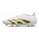 adidas Predator Elite Laceless Cesped Natural Seco Ftwr Blanco Dorado Met