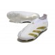 adidas Predator Elite Laceless Cesped Natural Seco Ftwr Blanco Dorado Met