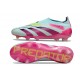 adidas Predator Elite Laceless Cesped Natural Seco Casi Azul Rosa