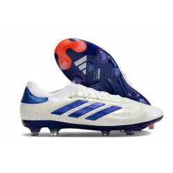 adidas Copa Pure 2 Elite + FG Piel Ftwr Blanco Azul Lúcido Rojo