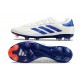 adidas Copa Pure 2 Elite + FG Piel Ftwr Blanco Azul Lúcido Rojo