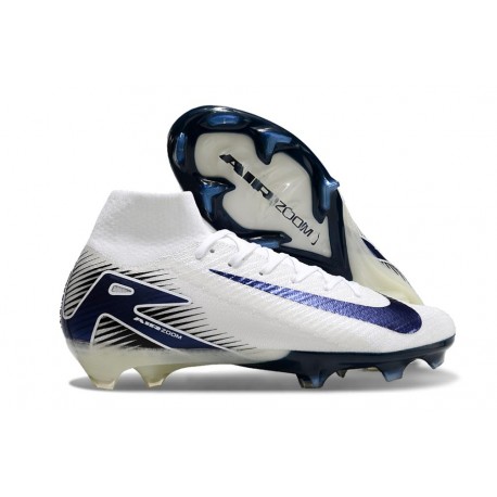 Zapatillas Nike Mercurial Superfly 10 Elite FG Blanco Azul