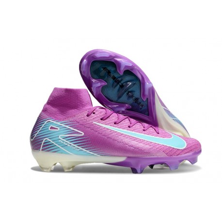 Zapatillas Nike Mercurial Superfly 10 Elite FG Violeta Azul