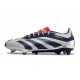 Botas adidas Predator Elite FG Plateado Negro Rojo